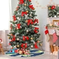thumbnail image 4 of FMSHPON Shark Xmas Christmas Tree Skirt Stand Mat for Holiday Party Decoration Indoor Outdoor 36 inches, 4 of 6