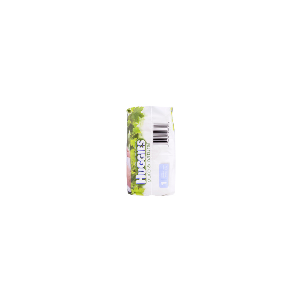 HUGGIES Pure & Natural Diapers, Sizes Newborn, 1, 2, 3, 4, 5