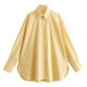 thumbnail image 3 of HH TRAF 2024 Primavera Mujeres Blusas Casuales Tendencia De Popelina Camisas Sueltas A Rayas Mujer Versátil Viajes Oficina Dama Camisa Superior Femenina, 3 of 5