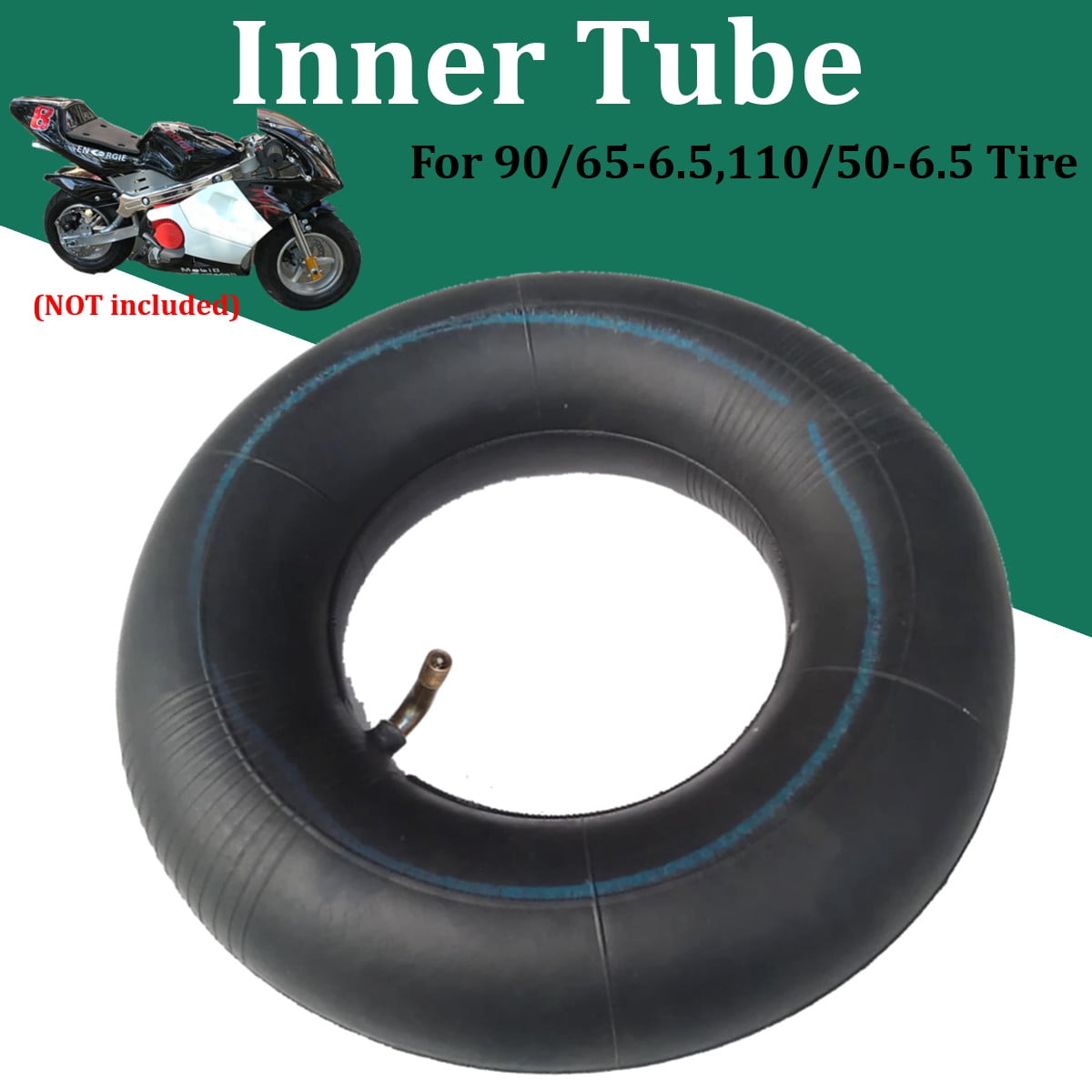 Inner Tube Size 110x90x6.5 Pocket Bike 110x90x60/6.5 90/90-6.5 Innertube less 