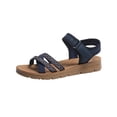 thumbnail image 2 of Women Fashionable And Casual Spring Versatile Lightweight And Comfortable Soft Soled Sports Wear Flat Sandals For Outerwear Closed Toe Buckle Strap, 2 of 9