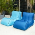 thumbnail image 2 of Soidarity Portable Lazy Air Lounge Chair Inflable Sleeping Camping Bed Beach Sofá Bolsa Deportes acuáticos cielo azul 80*100*70cm Soidarity HW5621-12, 2 of 6