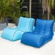 thumbnail image 2 of Soidarity Portable Lazy Air Lounge Chair Inflable Sleeping Camping Bed Beach Sofá Bolsa Deportes acuáticos cielo azul 80*100*70cm Soidarity HW5621-12, 2 of 6