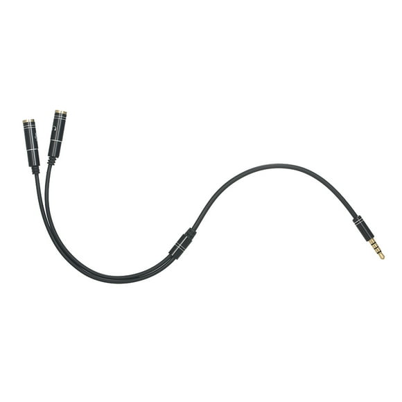 Mistaha Headphone Splitter Audio Cable 3.5mm Male to 2 Female Jack 3.5mm Splitter Adapter AUX