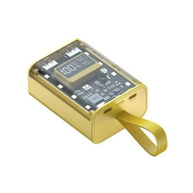 PD22.5W Dual USB Power Bank Fit for 3x18650 Lithium Battery, Case DIY Plastic Case Battery Charger Box
