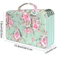 thumbnail image 2 of GHSDFBB Twill Fabric Pencil Case with Zipper Closure, Green Rose, 1 Count, 2 of 7