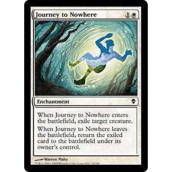 MtG Zendikar Common Journey to Nowhere (Foil) #14