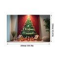 thumbnail image 2 of LPSSTORE Winter Christmas Tree Christmas Car Pattern Outdoor Garage Door Banner Large Christmas Decoration Door Cover Seasonal Outdoor Garage Door Home Wall, 2 of 3