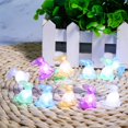 thumbnail image 1 of AYktou Easter Decorations,Easter Basket Stuffers,Easter Gifts for Kids, LED Easter Multicolor Rabbits Shaped Copper Lamp Holiday Decoration Colorful Light String String Lights, 1 of 9