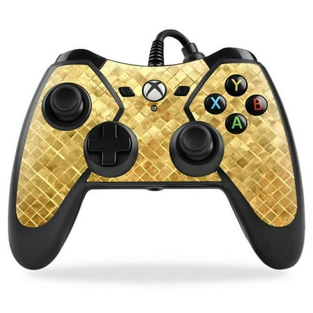 MightySkins PREXBONCO-Gold Tiles Skin for PowerA Pro Ex XBox One Controller Case Wrap Cover Sticker - Yeah Mon