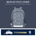 thumbnail image 4 of ALAZA Cute Rabbit Cloud Laptop Backpack Purse Travel Bag Casual School Bookbag Rucksack for Women Men, 4 of 6
