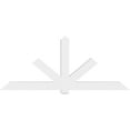 thumbnail image 2 of 96"W x 40"H x 4"D x 6"F, 10/12 Pitch, Kennewick Architectural Grade PVC Gable Bracket, 2 of 8