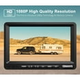 thumbnail image 6 of ZEROXCLUB Wireless Backup Camera 7'' 1080P HD LCD Monitor IP69 Waterproof Night Vision for RV/Truck/Trailer/Van/Bus SW01, 6 of 8