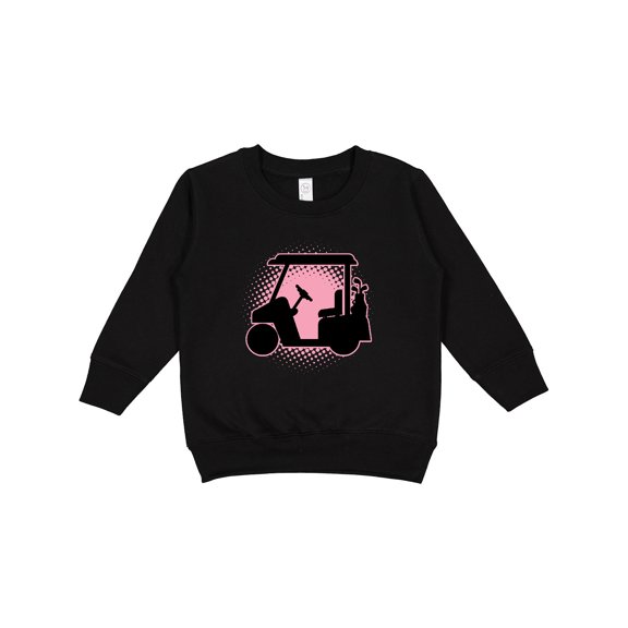 Inktastic Golfing Girls Golf Cart Toddler Sweatshirt