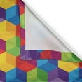 thumbnail image 4 of Ambesonne Cubes Window Valance, Rainbow Inspired, 42" x 12", Multicolor, 4 of 5