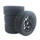 thumbnail image 1 of Llantas de rueda con buje de 2 mm y neumáticos de goma para coche RC de carreras de turismo de carretera / A para RC Negro, 1 of 5
