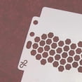 thumbnail image 3 of Plantilla de pintura hexagonal para pared, muebles, tablero de madera, manualidades, creación, decoración, arte, 3 of 5
