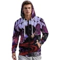 thumbnail image 2 of Solo Leveling Jacket Casual Oversized Hoodie Stylish Zipper Hooded Sweatshirt Warm Loose Outerwear 2XL, 2 of 8