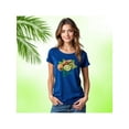 thumbnail image 1 of Playera Blusa De KIWI – Estilo Tropical que Te Llena de Vida Ropa Para Mujer Color Azul Talla Extra Grande Marca Emil SaEs, 1 of 4