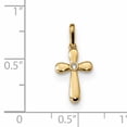thumbnail image 2 of 14k Yellow Gold ChildrensCubic Zirconia Cross Pendant, 2 of 2