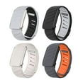 thumbnail image 3 of Silicone Watch Strap for Whoop 4.0 - Two-color Sports Design, Adjustable Fit, Orange/Gray/Black/Starlight, 3 of 8