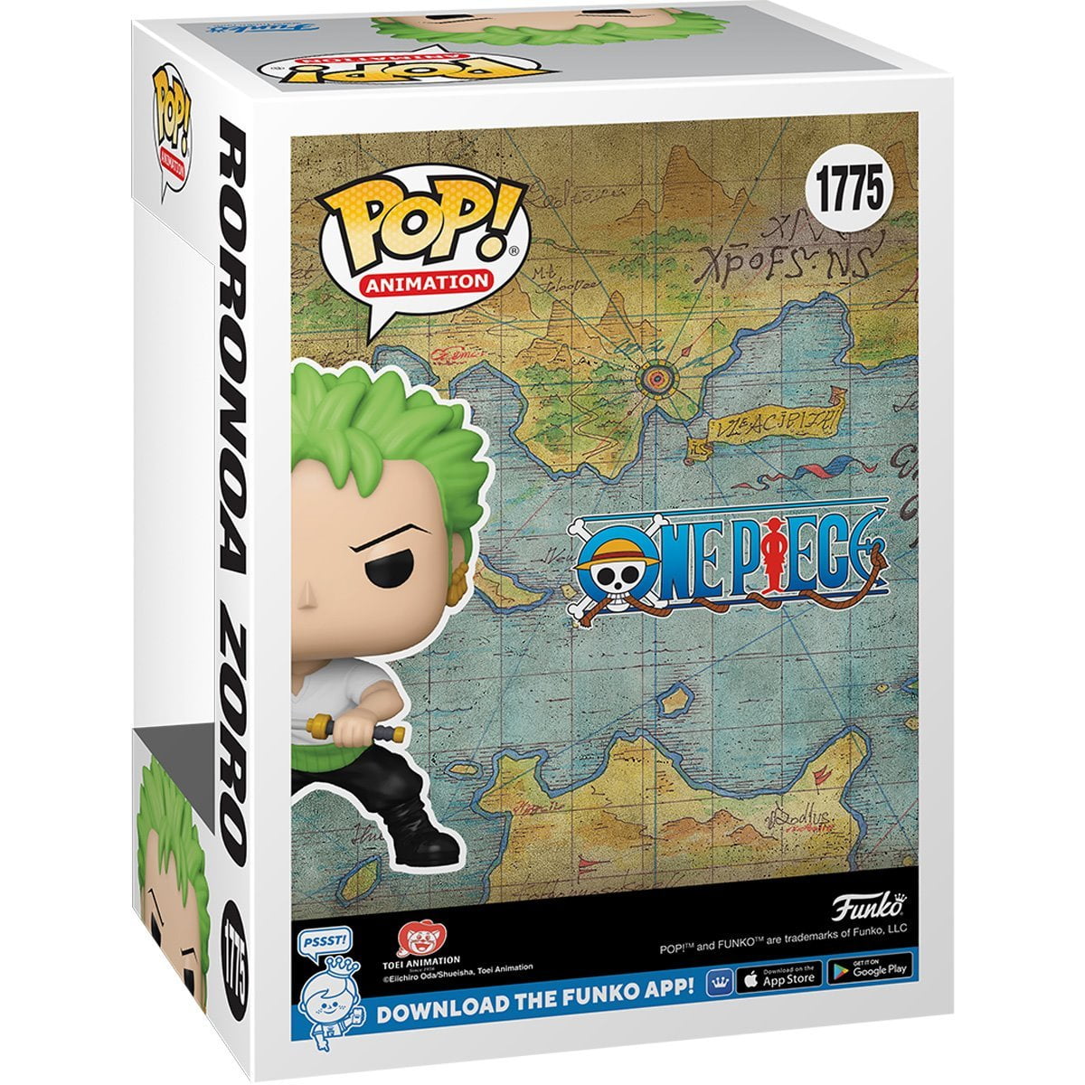 P.O.P ゾロ　S.O.C Funko Pop Roronoa Zoro Two Sword Style Vinyl Figure, One