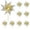 Gold, variant on 10 Pack Reflective Pinwheels for Yard and Garden,Wind Spinners Outdoor Bird Scare Devices,Sparkly Windmills for Garden Decor Scare Birds Away,Yard Wind Spinners for Outside Patio