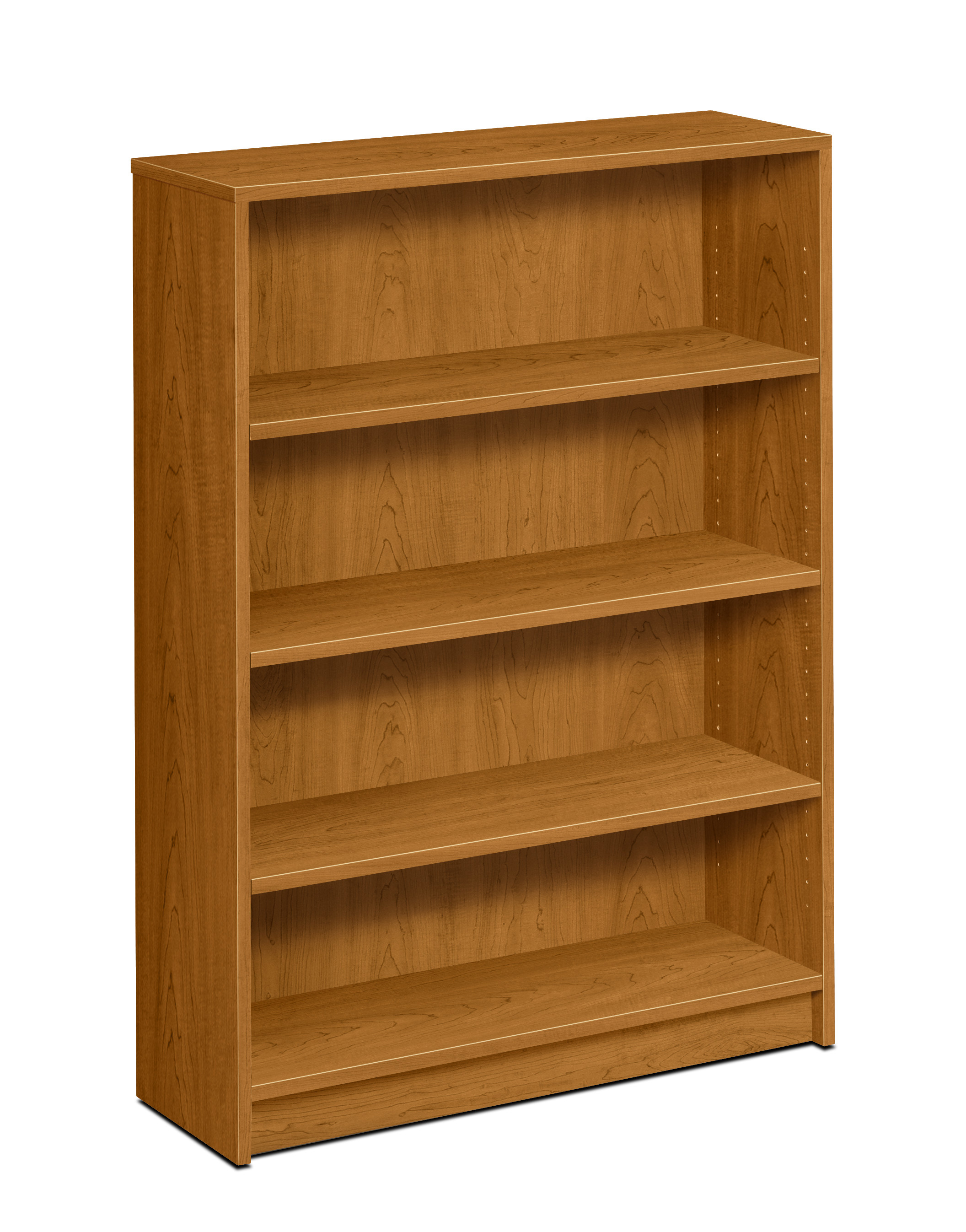 HON Company HON1874C 4-Shelf Bookcase- 36inchx11-. 50inchx48-. 75inch- Harvest