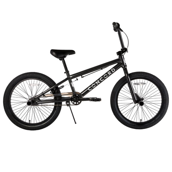 Concord Bikes Grindx BMX Bike, 20 in, Black, Fits Riders 4 ft 8 in to 5 ft 4 in