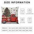thumbnail image 5 of GOSMITH  Christmas Pillow Covers, Farmhouse Throw Pillow Covers Christmas Décor Winter Holiday Cushion Case for Sofa Couch, Decorative Pillow Cases for Xmas Home Decor Gift, 5 of 5
