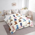 thumbnail image 3 of Feelyou Cowboy Boot Bedding Comforter Set 7pcs, Cartoon Bohemian Style King Bedding Sets, 3 of 8