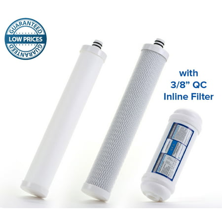 Culligan AC-30 AC-15 Compatible RO 3 Filter Replacement Set for Reverse Osmosis Drinking Water System - By