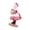 B, variant on Tibvox Festival Mr.Santa and Mrs.Santa Collectible Statues Resins Christmas Gingerbreads Couple Figurine Decoration for Holiday