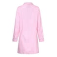 thumbnail image 3 of Richie House Women's Striped Medium Style Cotton Shirt Pajama RHW2805-A-L, 3 of 7