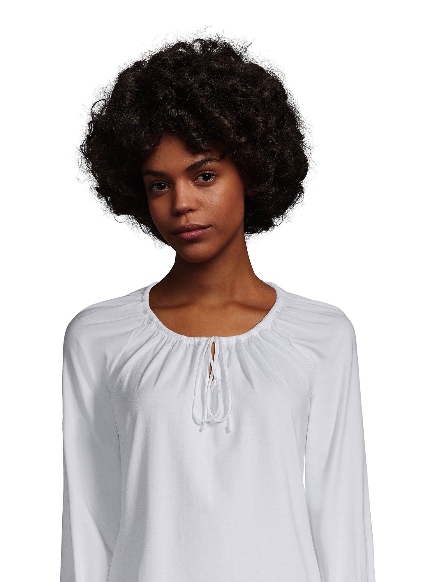 Lands' End Women's 3/4 Sleeve Peasant Tunic - Walmart.com