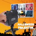 thumbnail image 3 of Halloween Christmas Holographic Projection Window Projector 12 Movies Projector Led Lights With Tripod Home Party Decor, 3 of 9