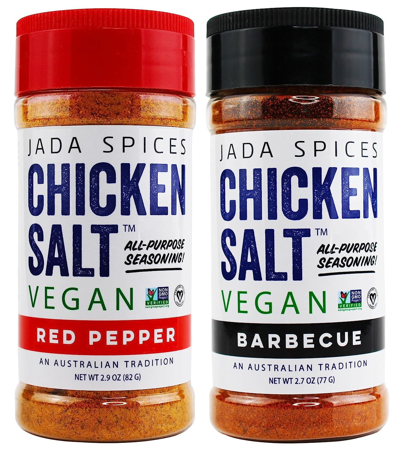 JADA Spices Chicken Salt Spice And Seasoning Red Pepper, BBQ Vegan
