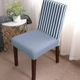thumbnail image 5 of Dining Chair Slipcover, Navy Blue and White Stripe Stretch Kitchen Chair Covers Removable Parsons Chair Protector Covers for Dining Room Banquet Party, Set of 6, 5 of 6