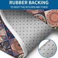 thumbnail image 4 of Multicolor Ethnic Geometric Pattern Bathroom Rugs Sets 3 Piece,Toilet Cover Set,Absorbent Non Slip Bathroom Mats Sets with U-Shaped Contour Rug Toilet Rug Set, 4 of 5