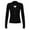 Black, variant on Lace Long Sleeve Tops Womens Casual Ribbed Blouses Button Down Tunics Pullover Layer Soft Going Out Knit Top, Black M
