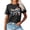 Black, variant on KDFJPTH T Shirts for Women Graphic Vintage 1975 50Th Birthday Printed Tshirts Tops