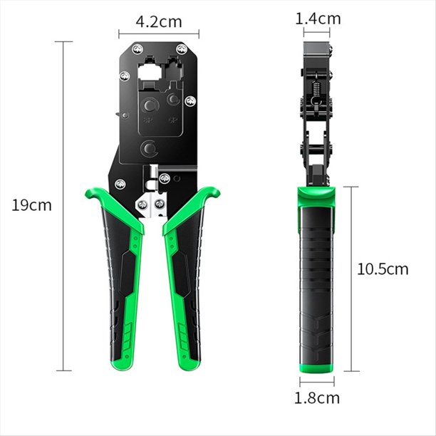 Pelacables Portátil, Herramienta para Pelar Cables, Cortador de Cables, Antideslizante, Corte Fino, Alicates Multifuncionales de Doble Uso