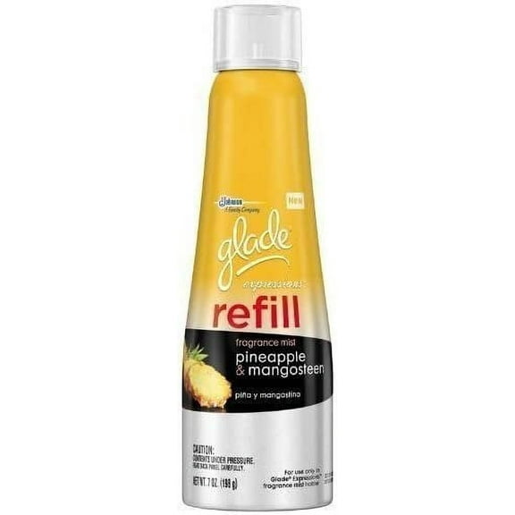Glade Expressions Fragrance Mist Refill, Pineapple & Mangosteen