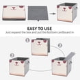 thumbnail image 4 of Set of 6 Collapsible Oxford Fabric Storage Cubes with Handles, Foldable Closet Organizer Bins for Clothes, Toys, Shelves, Home & Kitchen Cat Bread Meme, 4 of 7