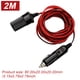thumbnail image 2 of Cable de extensión para encendedor de cigarrillos de coche, adaptador de corriente para enchufe de coche, 2M/5M, 12/24V, 10A, 2 of 9
