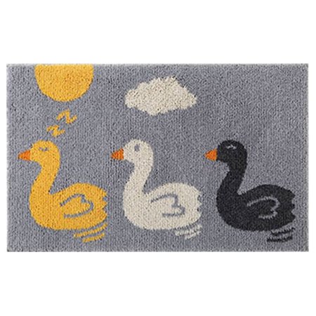Washable Carpets Cartoon Absorbent Floor Mats Bath Mat Doormat Entrance Rug E
