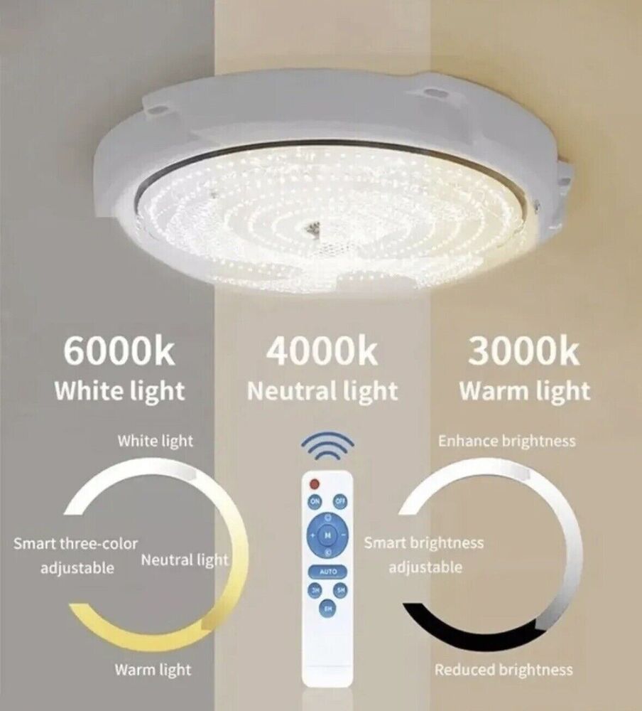 Solar Lamp with Remote Control, Interior and Exterior LED 100W High Power
