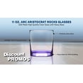 thumbnail image 3 of 11 oz. ARC Aristocrat Rocks Glasses- 10 Pack- Purple, 3 of 5