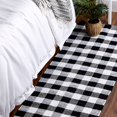 thumbnail image 4 of Alfombra reversible DII con diseño buffalo check teñida a mano 69x183 cm, 4 of 8