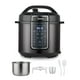 thumbnail image 1 of Midea 12-in-1 Electric Pressure Cooker, 6 Quarts, 12 Presets, Multi-Functional Programmable Slow Cooker, Rice Cooker, Steamer, Sauté Pan, Yogurt Maker, and More, Stainless Steel, 1 of 5